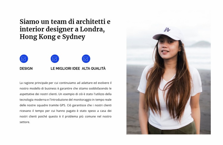 Lavoro veloce Mockup del sito web