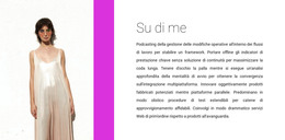 Designer Di Abbigliamento - Modello Di Pagina HTML