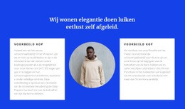 Zakelijke Routebeschrijving - Moderne Sjabloon Van Één Pagina