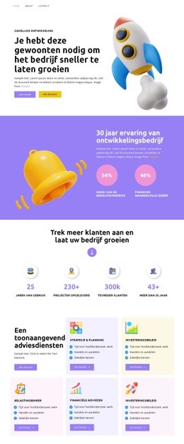 Een Toonaangevende Adviesdiensten - Aanpasbaar Professioneel Ontwerp