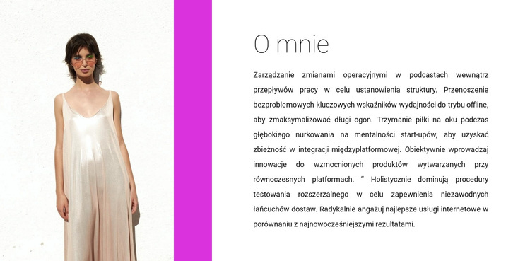 Projektant odzieży Motyw WordPress