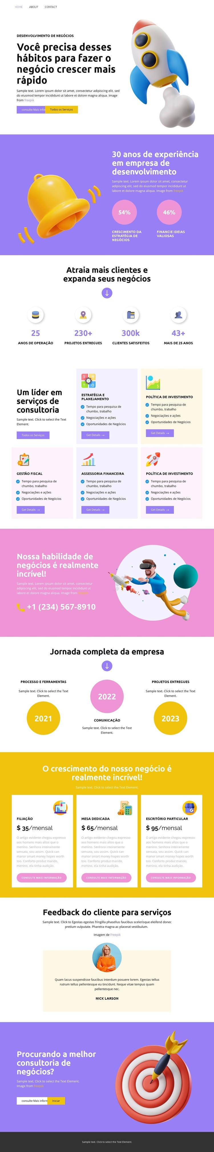 Um líder em serviços de consultoria Design do site