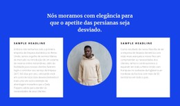 Direções De Negócios Modelo CSS Responsivo