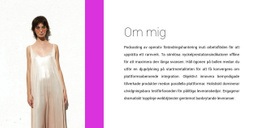 Kläddesigner - HTML-Kodmall