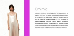 Kläddesigner - Anpassningsbar Mall