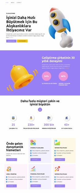 Önde Gelen Danışmanlık Hizmetleri - Web Sitesi Modelini Sürükleyip Bırakın