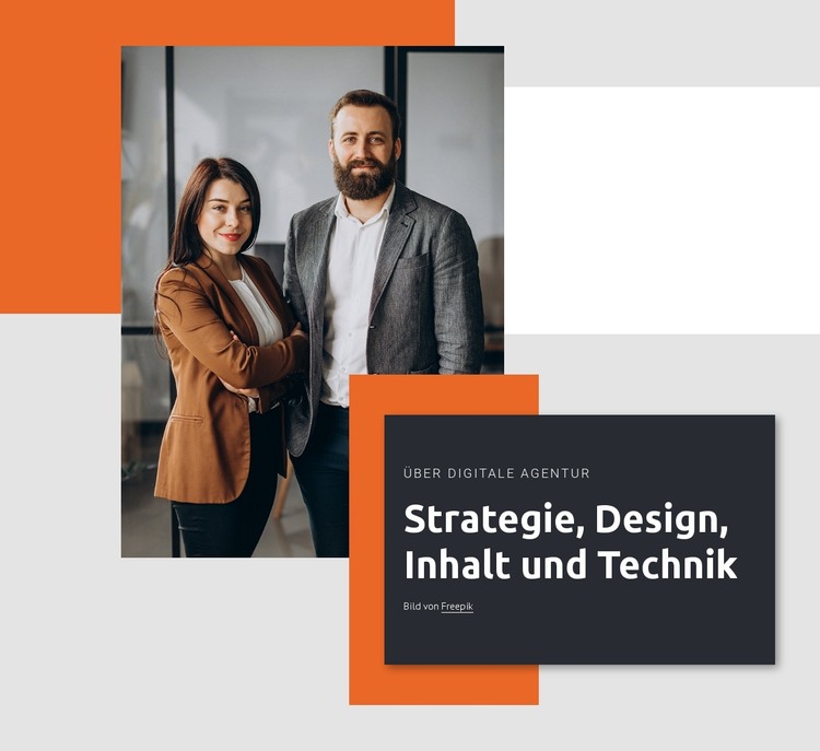 Content-Strategie HTML-Vorlage