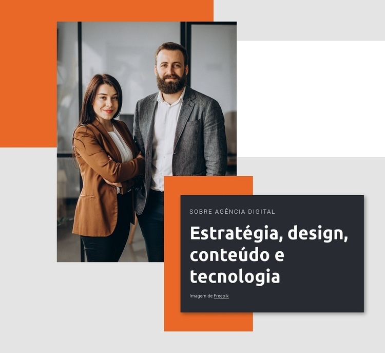 estratégia de conteúdo Modelo HTML5