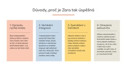 Textové Důvody Zara Úspěšný – Šablona HTML A CSS