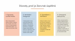 Textové Důvody Zara Úspěšný - Připravené Téma Webu