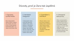 Textové Důvody Zara Úspěšný