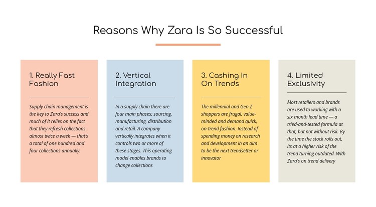 Text reasons zara successful CSS Template