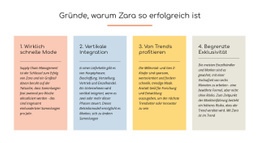 Kreativste Einseitenvorlage Für Text Gründe Zara Erfolgreich