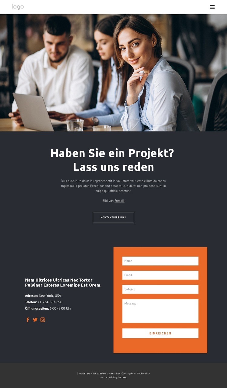 Einfach Beratung HTML Website Builder