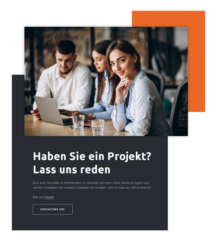 Wir wachsen in unserem Unternehmen, indem wir unsere Mitarbeiter wachsen lassen HTML5-Vorlage