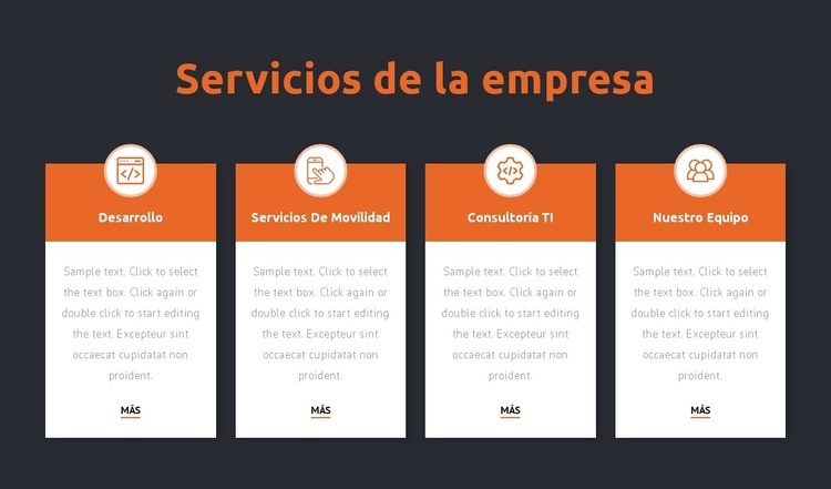 Servicios de la firma consultora Diseño de páginas web