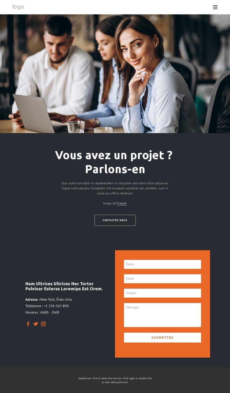 Conseil tout simplement Modèle HTML