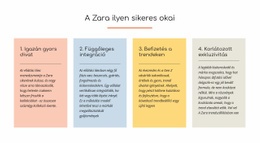 Szöveges Okok Zara Sikeres - HTML- És CSS-Sablon