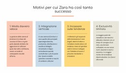 Il Testo Fa Sì Che Zara Abbia Successo - Pagina Di Destinazione Multiuso