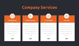 Consulting Firm Services One Page Template