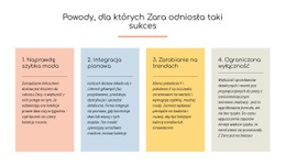 Tekst Powody, Dla Których Zara Odniosła Sukces Projekt Strony Internetowej