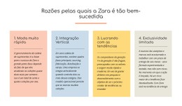 Motivo De Texto Zara Bem-Sucedido - HTML Creator