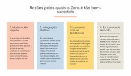 Motivo De Texto Zara Bem-Sucedido - Design Do Site