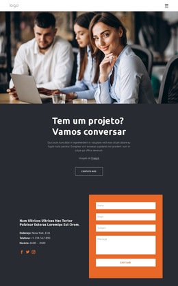 Fontes, Cores E Gráficos Personalizados Para Simplesmente Consultoria
