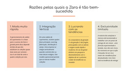 Motivo De Texto Zara Bem-Sucedido - Tema Do Site Pronto