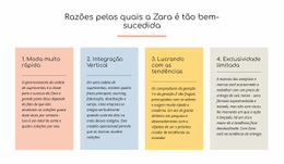 Motivo De Texto Zara Bem-Sucedido - Página De Destino Multifuncional