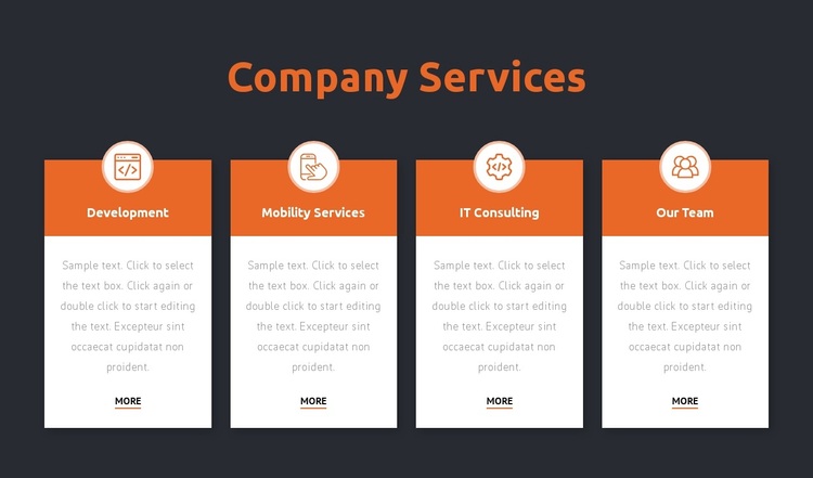 Consulting firm services Template