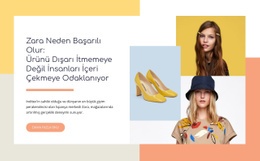 Çantalar, Ceketler, Ayakkabılar Için Duyarlı HTML5