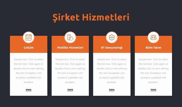 Danışman firma hizmetleri HTML5 Şablonu