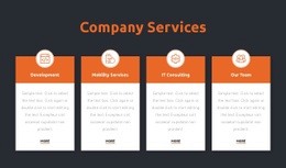 Consulting Firm Services - Free Download Web Page Design