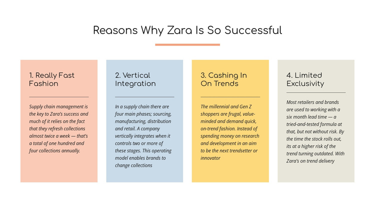 Text reasons zara successful Website Builder Software