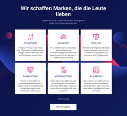 Dienstleistungen Einer Agentur Für Markenkommunikation - Drag And Drop HTML Builder