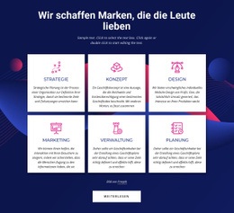 Dienstleistungen Einer Agentur Für Markenkommunikation - Beste Zielseite