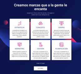 Servicios De Agencia De Comunicación De Marca: Página De Destino HTML