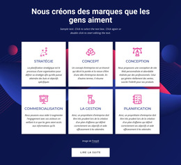 Services D'Agence De Communication De Marque Site Web Bootstrap