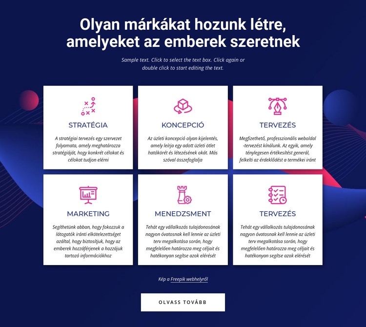 Kommunikációs ügynökségi szolgáltatások Weboldal sablon