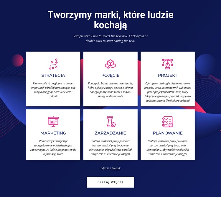 Usługi agencji komunikacji brandingowej, Szablon CSS