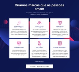HTML5 Grátis Para Serviços De Agência De Comunicação De Branding