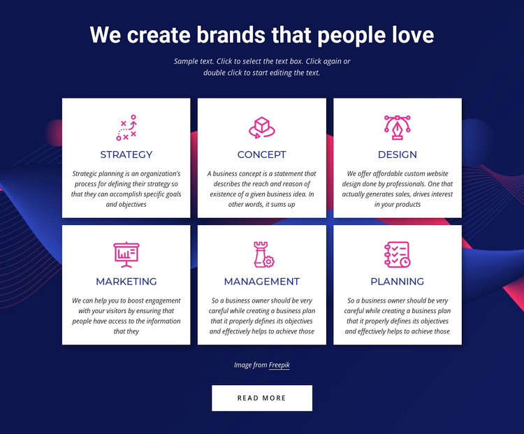 Branding communications agency services WordPress Theme