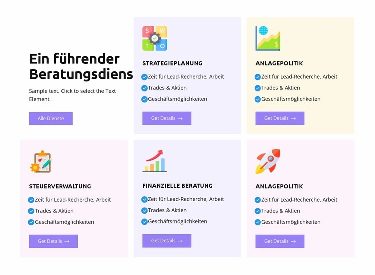 Zeit für Lead-Recherche Website Builder-Vorlagen