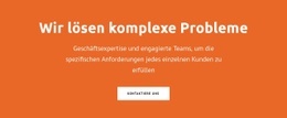 Fantastische Landingpage Für Wir Lösen Komplexe Probleme