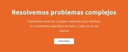 Impresionante Página De Destino Para Resolvemos Problemas Complejos