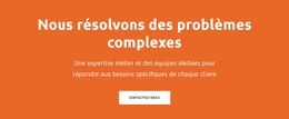 Nous Résolvons Des Problèmes Complexes – Modèle Premium