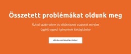 Többcélú Webhelytervezés Összetett Problémákat Oldunk Meg Számára