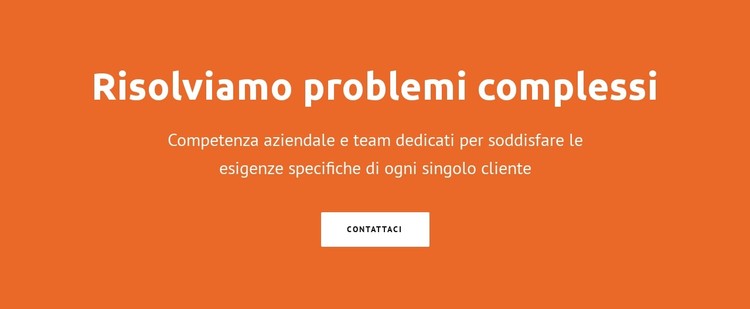 Risolviamo problemi complessi Modello CSS