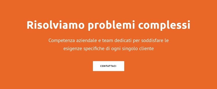 Risolviamo problemi complessi Tema WordPress